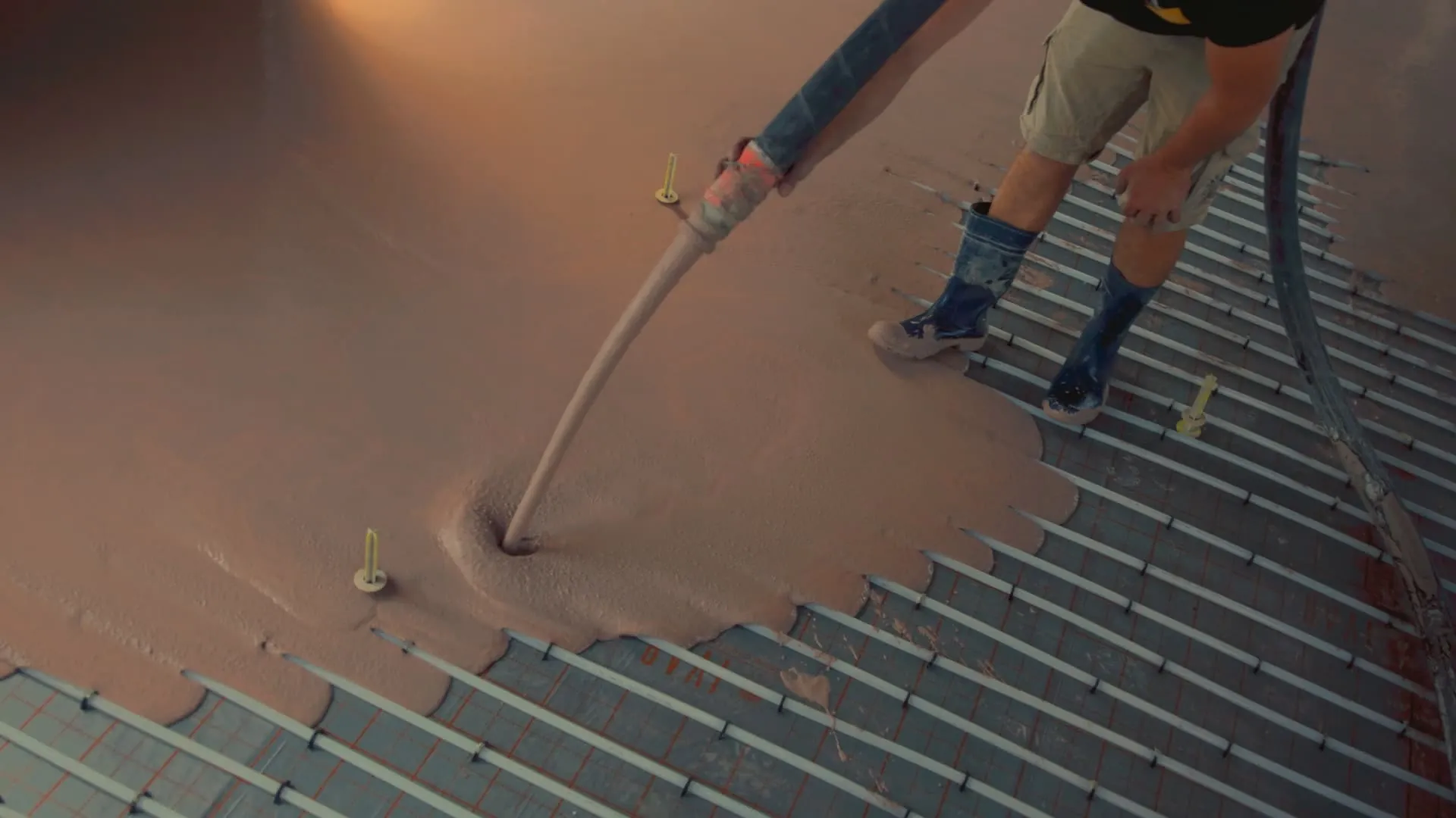 Screeding in Islington, North London